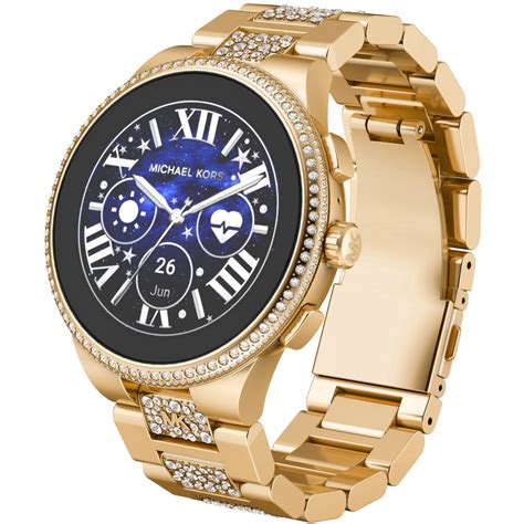 michael kors gold smart watch|michael kors smart watch app.